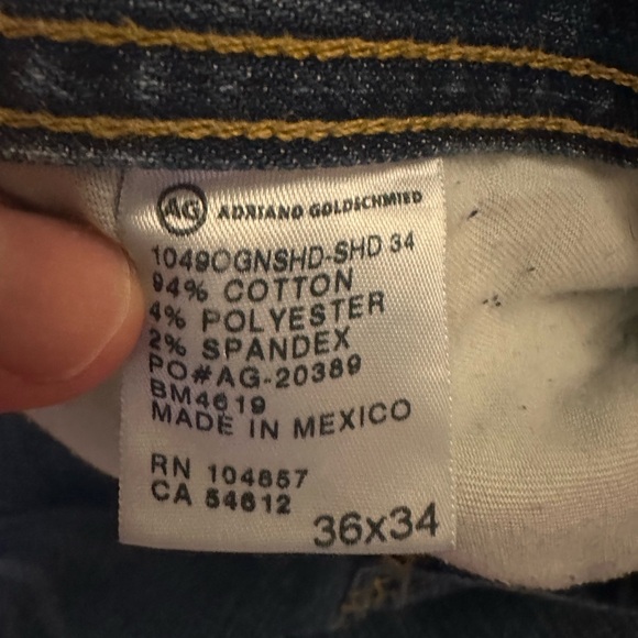 AG Jeans Men’s 36X 30 straight leg - Picture 6 of 9